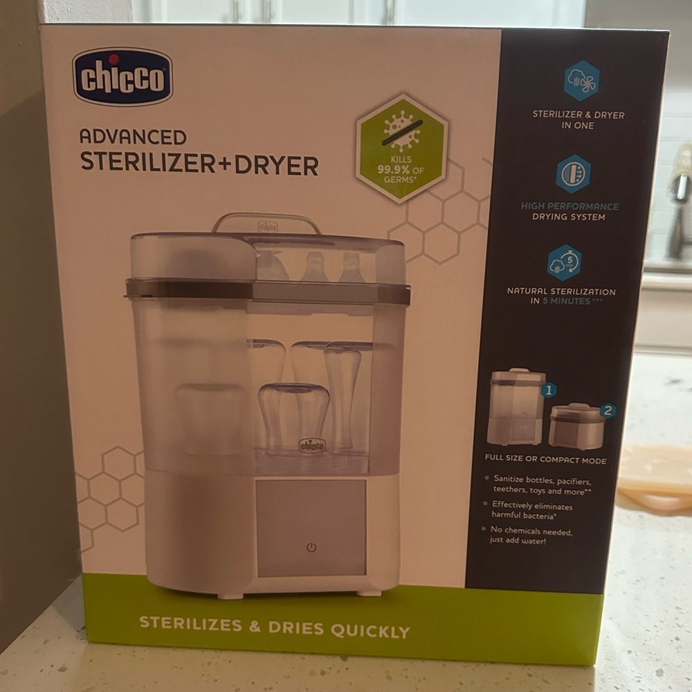 Bottle sterilizer + dryer